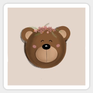 Kawai Bear Sticker